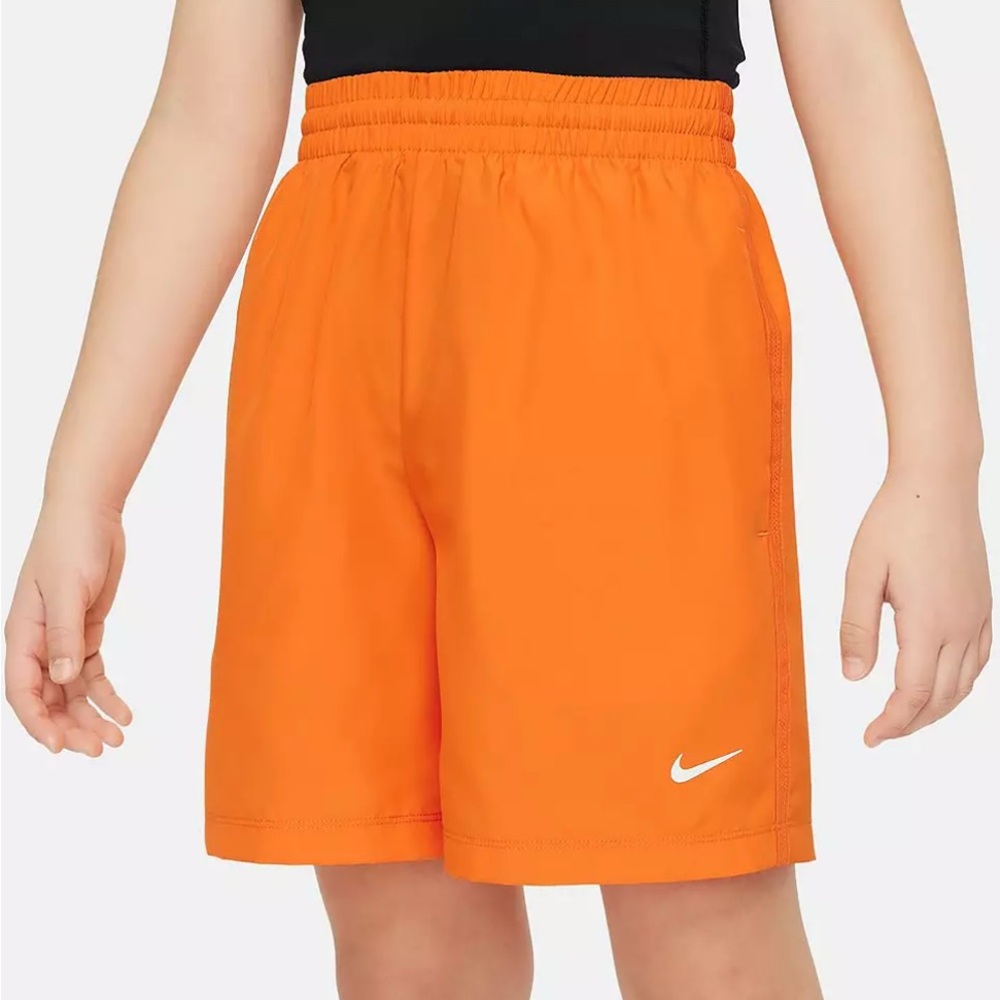 Nike Kids Bright Orange Dri-Fit Shorts